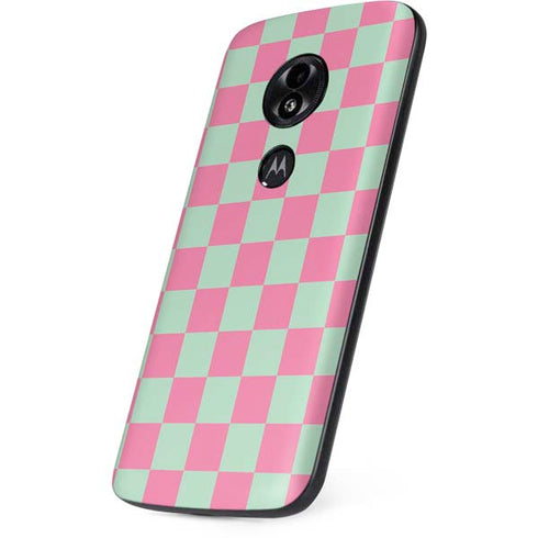 Watermelon Checkered Moto E5 Play Skin