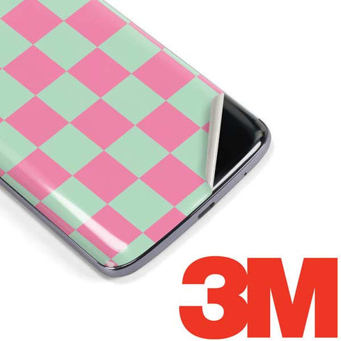 Watermelon Checkered Moto E5 Plus Skin