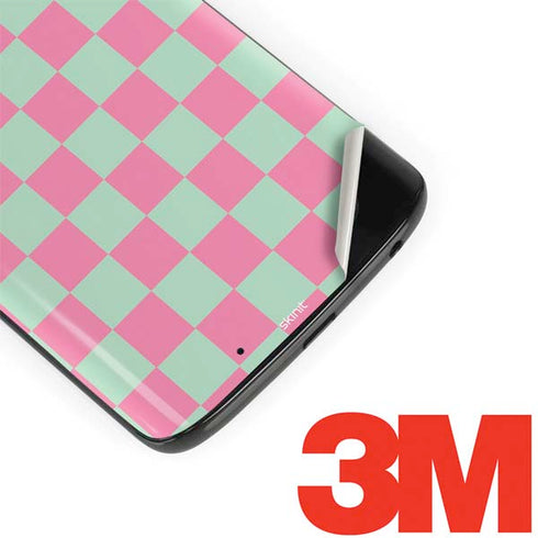 Watermelon Checkered Moto G6 Skin