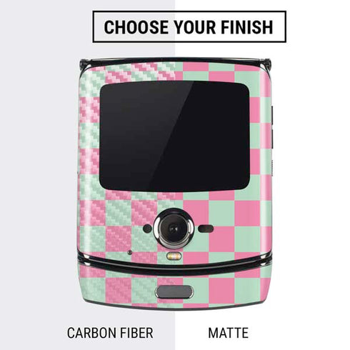 Watermelon Checkered Motorola RAZR Skin