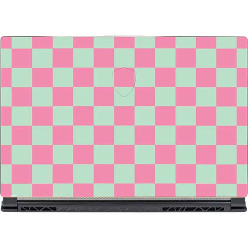 Watermelon Checkered MSI GS65 Stealth Laptop Skin