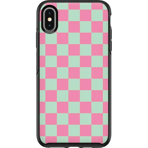 Watermelon Checkered Otterbox Symmetry iPhone Skin