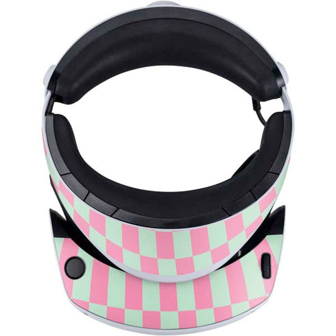 Watermelon Checkered PlayStation VR2 Skin