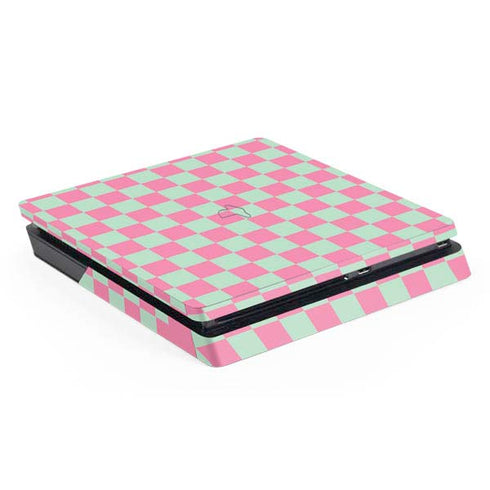 Watermelon Checkered PS4 Slim Skin