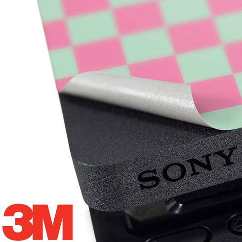 Watermelon Checkered PS4 Slim Skin