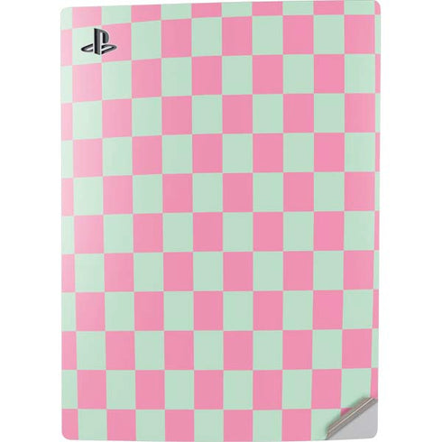 Watermelon Checkered PS5 Digital Edition Console Skin
