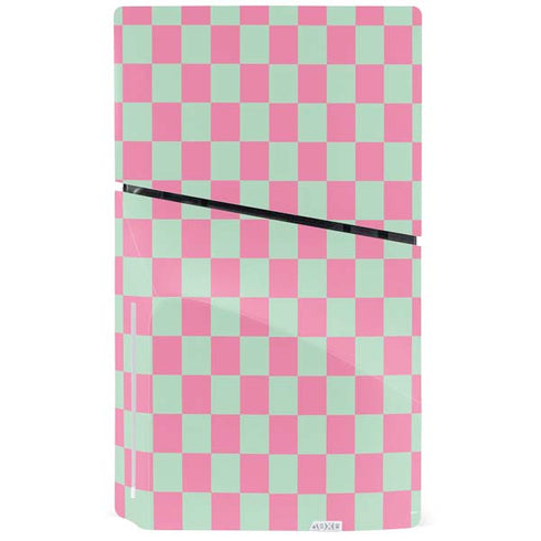 Watermelon Checkered PS5 Slim Disk Bundle Skin