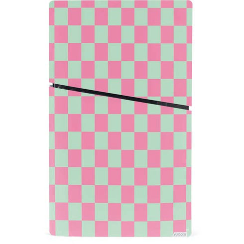 Watermelon Checkered PS5 Slim Digital Edition Bundle Skin