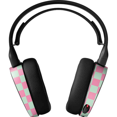 Watermelon Checkered SteelSeries Arctis 5 Skin