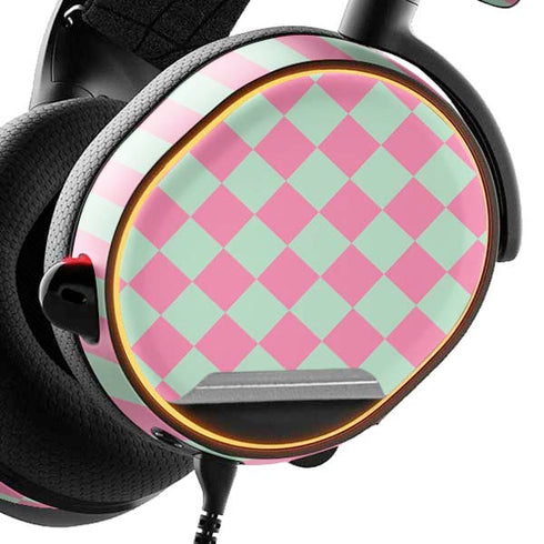 Watermelon Checkered SteelSeries Arctis 5 Skin