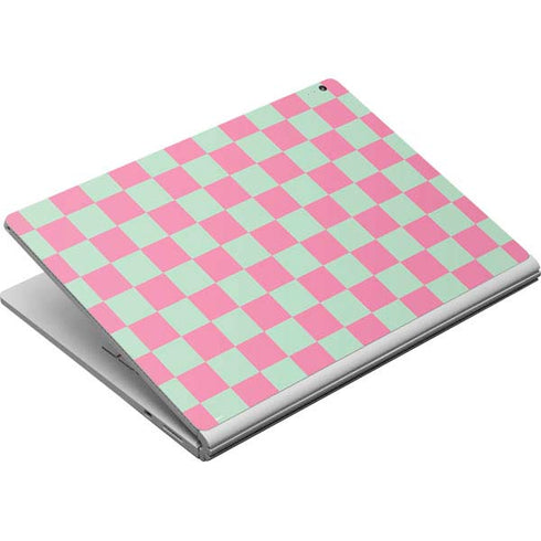 Watermelon Checkered Surface Book Skin