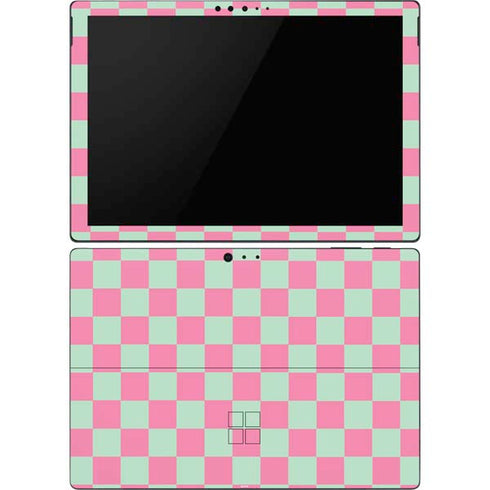 Watermelon Checkered Surface Pro 6 Skin
