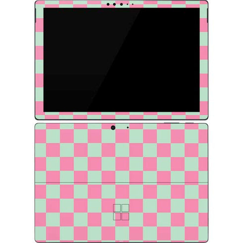 Watermelon Checkered Surface Pro 7 Skin