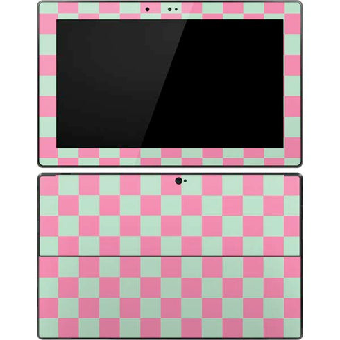 Watermelon Checkered Surface Pro Tablet Skin