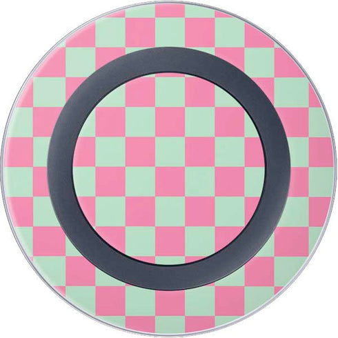 Watermelon Checkered Wireless Charger Skin