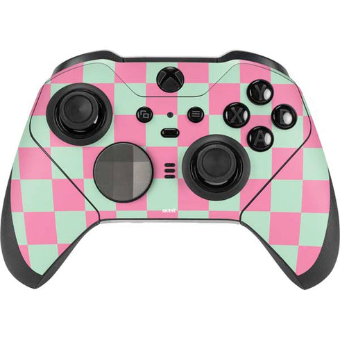 Watermelon Checkered Xbox Elite Wireless Controller Series 2 Skin
