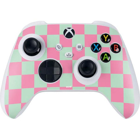 Watermelon Checkered Xbox Series S Controller Skin