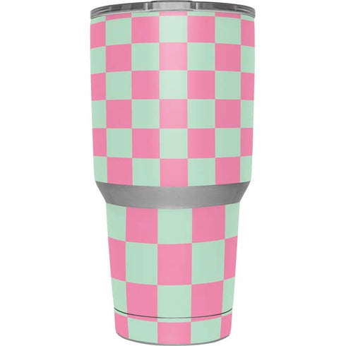 Watermelon Checkered Yeti 30oz Rambler Tumbler Skin