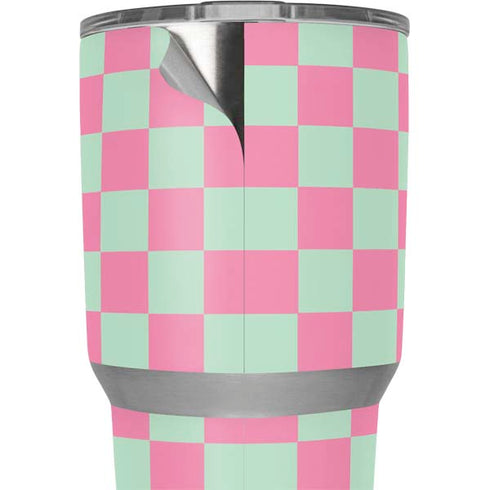 Watermelon Checkered Yeti 30oz Rambler Tumbler Skin