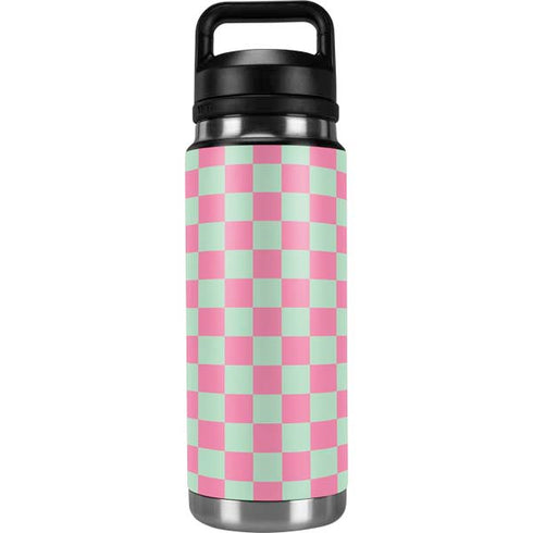 Watermelon Checkered YETI Rambler 26oz Bottle Skin