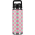 Watermelon Checkered YETI Rambler 26oz Bottle Skin