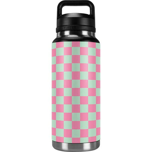 Watermelon Checkered YETI Rambler 36oz Bottle Skin