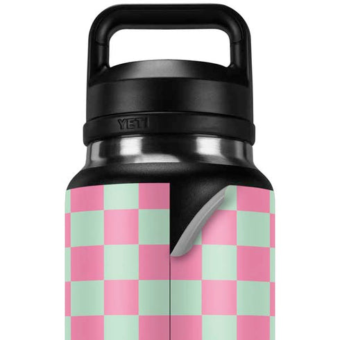 Watermelon Checkered YETI Rambler 36oz Bottle Skin