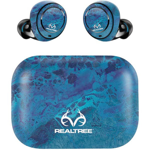RealTree WAV3 Blue Camo Amazon Echo Buds Skin