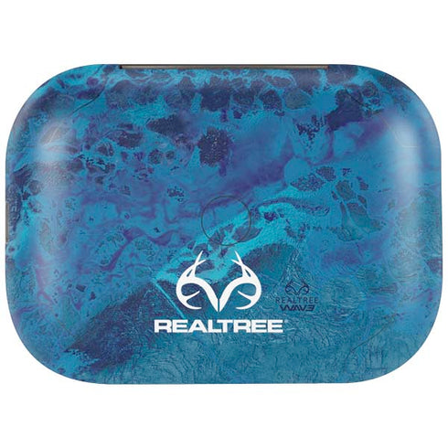 RealTree WAV3 Blue Camo Amazon Echo Buds Skin