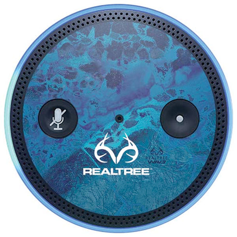 RealTree WAV3 Blue Camo Amazon Echo Skin