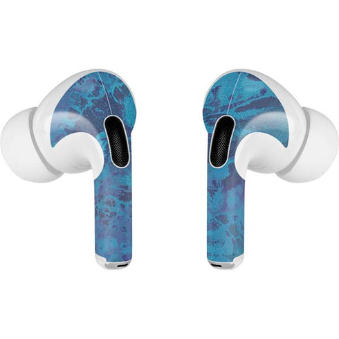 RealTree WAV3 Blue Camo Apple AirPods Pro Skin