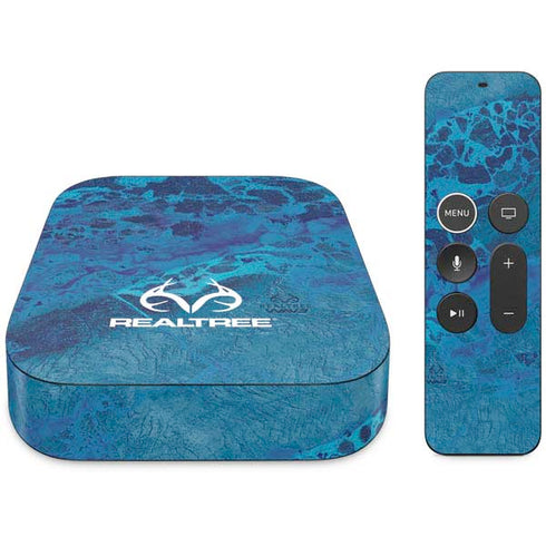 RealTree WAV3 Blue Camo Apple TV Skin