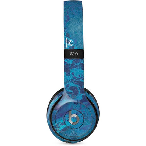 RealTree WAV3 Blue Camo Beats Solo 2 Wired Skin