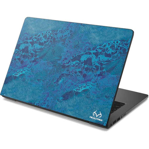 RealTree WAV3 Blue Camo Dell Chromebook Skin
