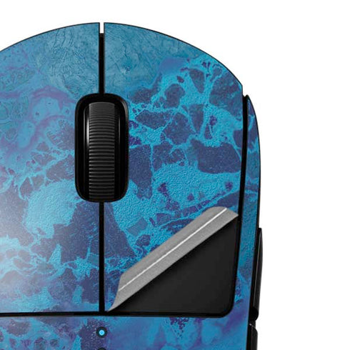 RealTree WAV3 Blue Camo G Pro Wireless Gaming Mouse Skin