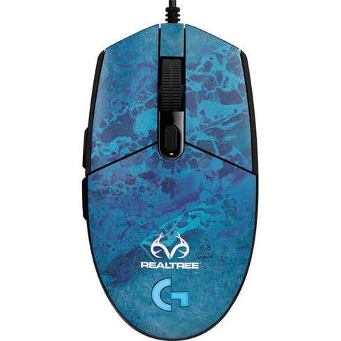 RealTree WAV3 Blue Camo G203 Prodigy RGB Wired Gaming Mouse Skin