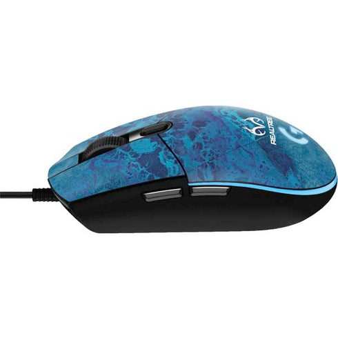 RealTree WAV3 Blue Camo G203 Prodigy RGB Wired Gaming Mouse Skin