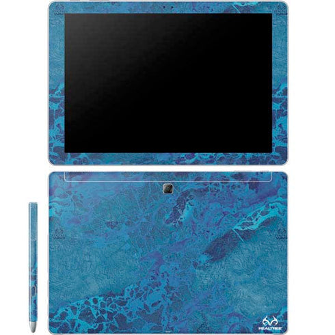 RealTree WAV3 Blue Camo Galaxy Book 12in Skin