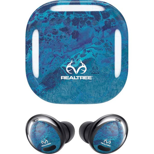 RealTree WAV3 Blue Camo Galaxy Buds Pro Skin