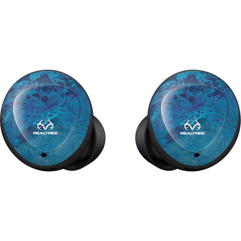 RealTree WAV3 Blue Camo Galaxy Buds Skin