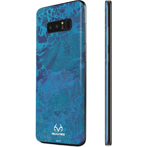 RealTree WAV3 Blue Camo Galaxy Note 8 Skin