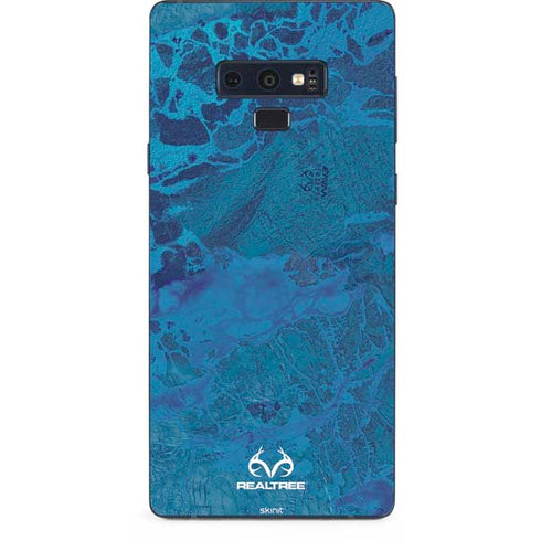 RealTree WAV3 Blue Camo Galaxy Note 9 Skin