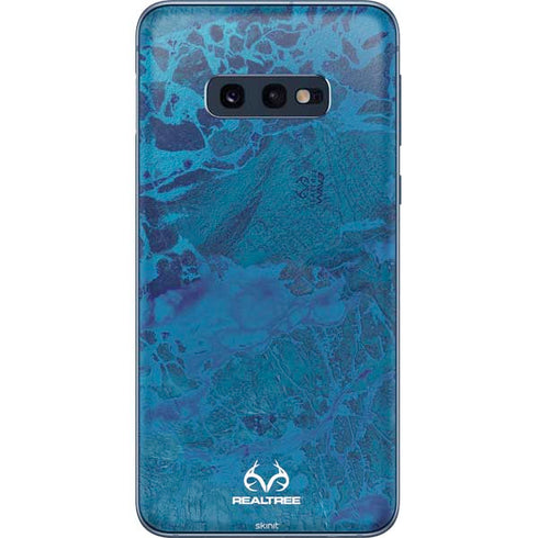 RealTree WAV3 Blue Camo Galaxy S10e Skin