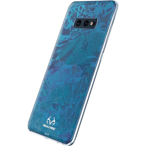 RealTree WAV3 Blue Camo Galaxy S10e Skin