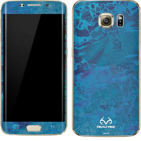 RealTree WAV3 Blue Camo Galaxy S7 Edge Skin
