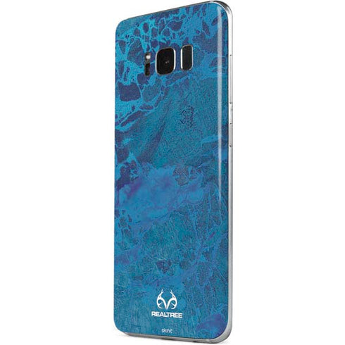 RealTree WAV3 Blue Camo Galaxy S8 Skin