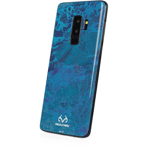 RealTree WAV3 Blue Camo Galaxy S9 Plus Skin