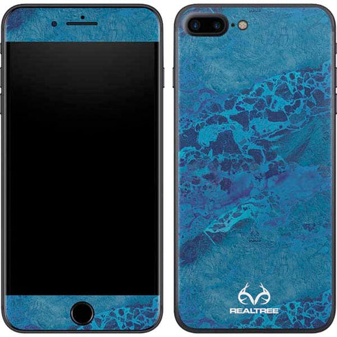 RealTree WAV3 Blue Camo iPhone 8 Plus Skin