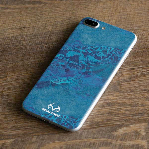 RealTree WAV3 Blue Camo iPhone 8 Plus Skin