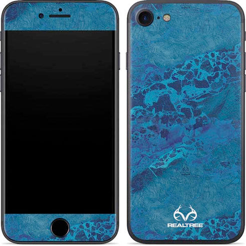 RealTree WAV3 Blue Camo iPhone SE (2nd & 3rd Gen) Skin